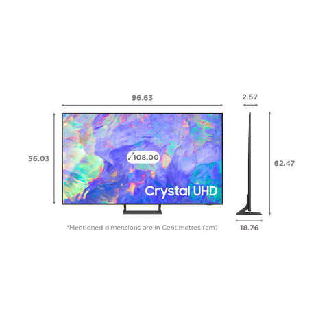 Buy SAMSUNG 8 Series 108 cm (43 inch) 4K Ultra HD LED Tizen TV with ...